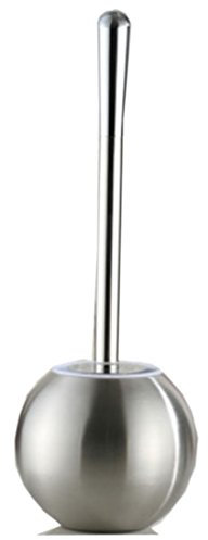Yiyida Chrome Retro Edelstahl Toilettenbürste und Bürstenhalter WC Klobürste 14x 38cm