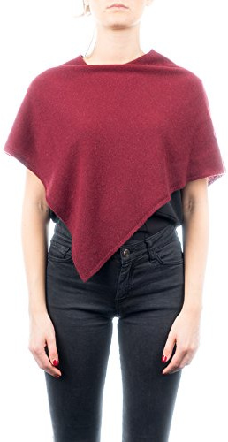 DALLE PIANE CASHMERE – kort poncho av 100 % kashmir – för kvinnor