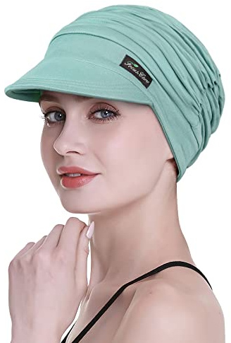 FocusCare Weiche Chemo-Schals für Frauen, Bambus-Stoff, Baseballmütze, Turban für Haarausfall