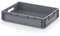 Auer Bacs Euro 60 x 40 x 12 caisse en plastique 60x40x12 conteneur de stockage gris empilable