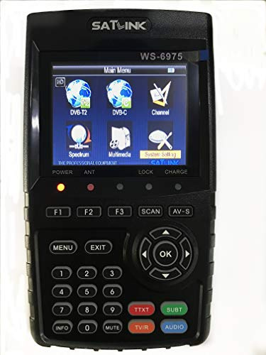 SATLINK WS-6975 Digital Terrestrial Receiver DVB-T2 with MPEG-2/MPEG4 H.265 Supports QPSK, 16QAM, 64QAM, 256QAM