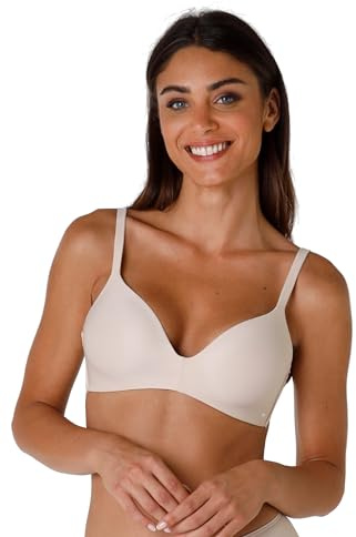 Lovable Reggiseno Senza Ferretto in Microfibra | Coppe Leggermente Imbottite Senza Cuciture | Invisibilità | 09WQ Invisible Lift Supreme Donna