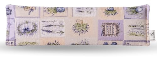 Decolores | Saco Térmico de Semillas Para Microondas | Bolsa de Semillas Sin Aroma | Alivia Cólicos en Bebés| 15 x 40 cm | Bolsa Térmica Para Frío y Calor | Estampado Lavanda