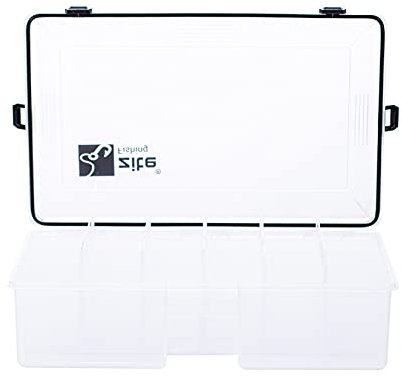 Zite Fishing Tackle-Box Wasserdicht - Kunstköder-Box Angelbox Tacklebox für Angel-Zubehör Hardbaits & Mehr (35x21x9cm)
