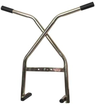 Faithfull FAIKERBL Heavy-Duty Kerb Lifter Tongs, 360 mm Clamping Range, 100 kg Capacity, Silver, Overall Length: 850mm