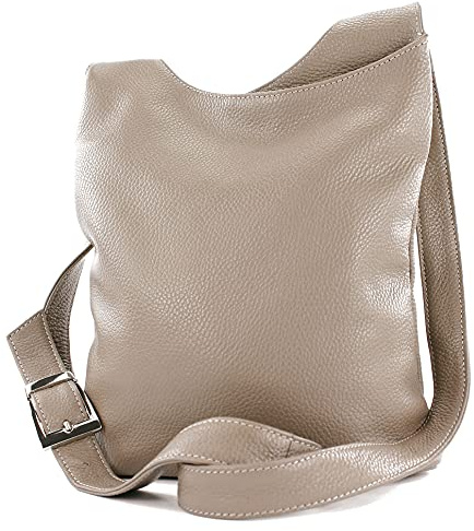 modamoda de T221 Damen Leder Umhängetasche, handmade in Italy