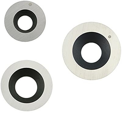 Nuojie Blade Multifunzione Tipo oscillante Set di taglierine Rotonde in Metallo Duro Set per tornitura in Legno e Ricambio di Utensili di Ricambio 3pcs