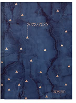 herlitz Schülerkalender 22/23, A5, Legend Black Marble, 1 Stück