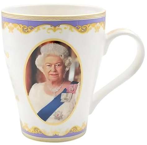 Lesser & Pavey HM Queen Elizabeth II Mug | Ceramic Coffee Mugs for Home or Work | Premium Design Mugs for All Occasions | Lovely Mugs for Tea, Coffee & Hot Drinks - Royal Heritage