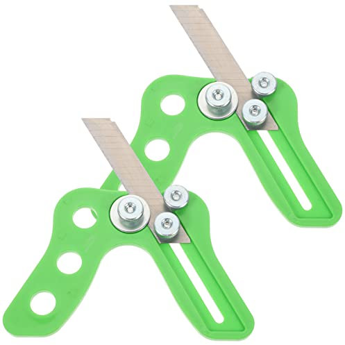 Angoily 2pezzi Pialla Manuale Per Pialla Ad Arco Da Banco Strumento Per Lisciare i Bordi e Per Smussare Lame in Acciaio Regolabili e Comoda Impugnatura