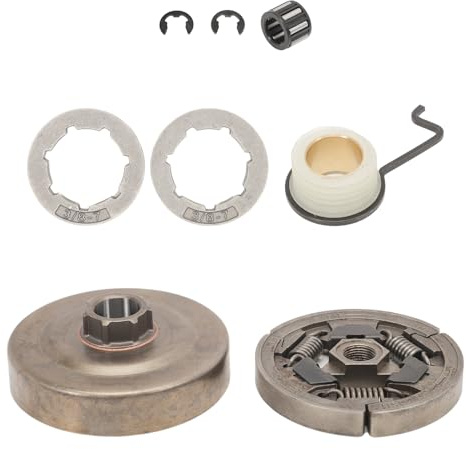 Attisfiera Kedjehjul och kopplingssats för STIHL MS362 MS361 MS441 MS440 MS460 044 046 motorsåg 3/8 tum kopplingstrumma nådelslager set 1128-007-1000 kedjehjul