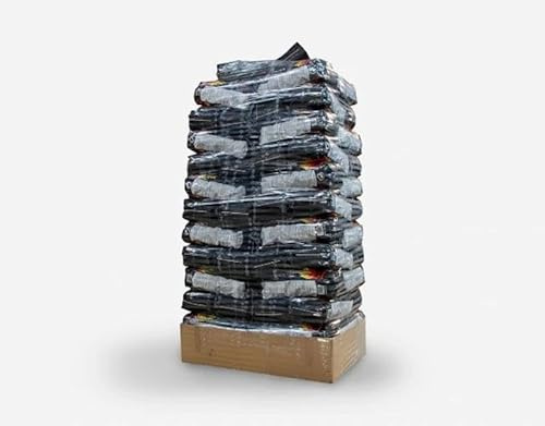Palet de 75 Sacos de Briquetas de Carbón Vegetal de 10 Kilos - 750 Kilos