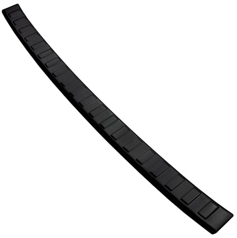 Aroba AR1298-BL Edelstahl Schwarz Black Chrome Ladekantenschutz kompatibel mit Mercedes Benz GLC II (auch für AMG) ab BJ. 7.2022> passgenau Abkantung Farbe Schwarz-Anthrazit