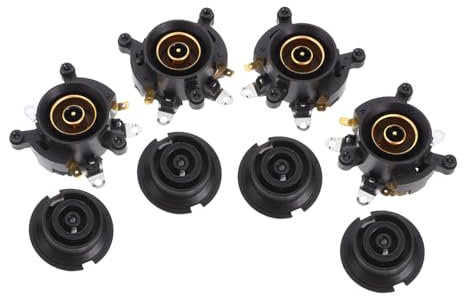PEPLAYTAL 4 Sets Electric Kettle Accessories Water Kettle Electric Temperature Control Thermostat Base Electric Tea Kettle Temperature Control Kettle Replacement Parts Black Copper