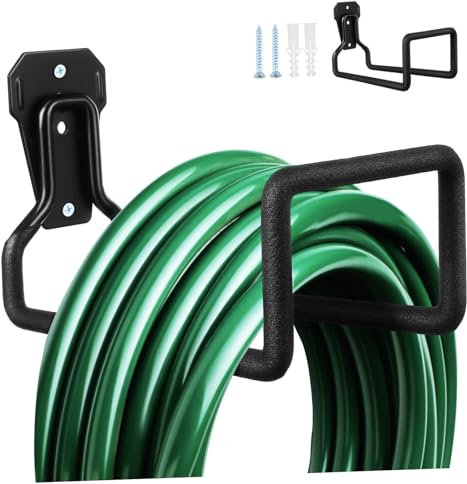 ifundom 2 Piezas Ganchos Resistentes Para Garaje Ganchos De Pared Metálicos Para Garaje Organizador De Herramientas Para Colgar Mangueras Almacenamiento Para Herramientas