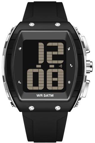 findtime Digital Watch for Seniors English Time-Telling Extra Large Numbers Display Alarm Waterproof Wrist Watches for Elderly Visually & Hearing Impaired Easy to Read