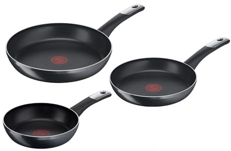 Juego de sartenes TEFAL: Hard Titanium Essential (3 piezas)