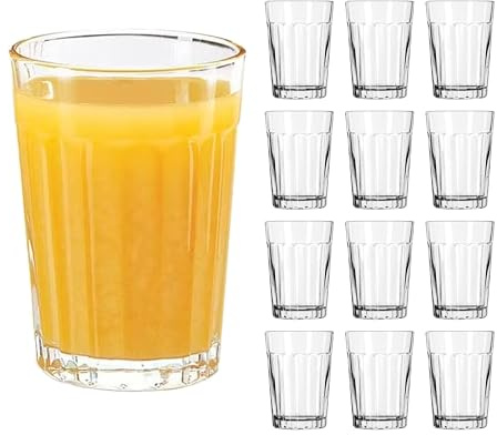 LIBBEY 70660 Saftglas PANELED TUMBLERS, 251 ml, 12er Set