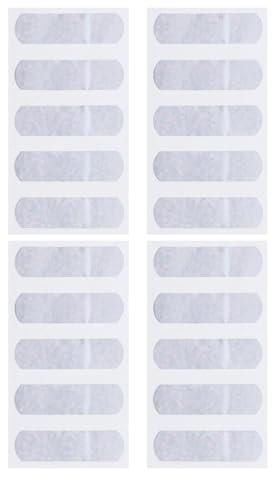 BIUDECO Apósito Adhesivo para Heridas Infantiles Purpurina 20 Unidades Pequeñas Diseño de Dibujos Animados Transpirable y Elástico para Uso Diario y Viajes