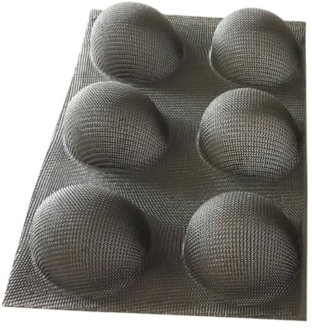 Mikikit Moule Silicone Antiadhésif Demi-Cylindre 30 CM Résistant Haute Température pour Boulangerie la Cuisine Professionnelle Cuisson Pâtisserie