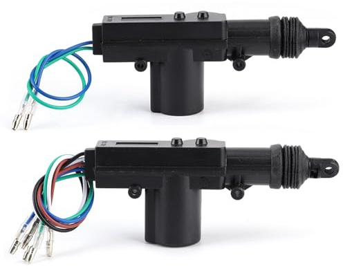 Cryfokt Universal Keyless Entry Car Central Locking Kit för 4-dörrars Fordon, Passande för Smart Remote Control System med Vattentät Design för Bilsäkerhet, 433,92MHz