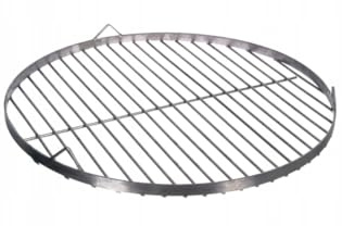 FEINZ Grillrost Edelstahl Ø 450 mm | Dreibein Grill, Feuerrost, Rund, höhenverstellbar, Kurbel, Schwenkgrill, Feuerstelle, Lagerfeuer, Outdoor, Garten