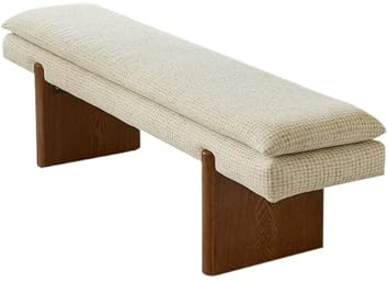 XXAD553TY White Bedroom Bench Walk-in Closet Wooden and Fabric Living room(XS)