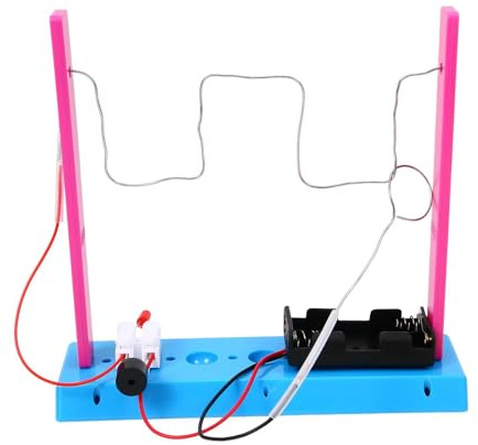 QLECXZI Kit de Juguete Educativo para Aprender la aplicación de Conexiones en Serie y en Paralelo, Que fomenta el Pensamiento crítico en niños. Kit de Circuito para