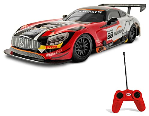 Mondo Motors, MERCEDES AMG GT3, Modell im Maßstab 1: 24, Geschwindigkeit bis zu 8 km / h, Spielzeugauto für Kinder - 63365