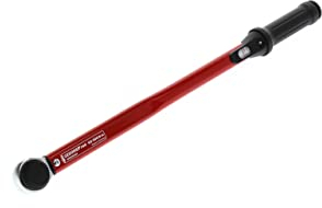 GEDORE red Drehmomentschlüssel für Links- und Rechtsgewinde, 1/2 Zoll, 60-300 Nm, Stahlrohr, Rot/Schwarz