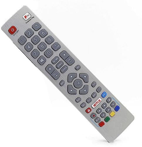 Original SHW/RMC/0121 Fernbedienung für Sharp Aquos UHD 4K Freeview TV mit Netflix YouTube LC-48CFC6002KF LC-48CFG6001KF LC-48CFG6002KF LC-49CFG6001KF LC-49CFG6002KF LC-50CDF6001KF