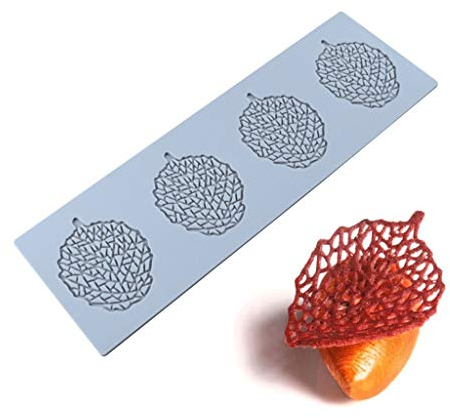 ZIRAN Foglie forma torta stampo in silicone fogli fondente foglia caramelle stampo per pasta di zucchero, cioccolato, fondente, burro e sapone