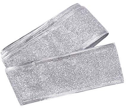 Uonlytech Fröhliches Weihnachtsband Weihnachtsbänder Aus Draht Organzastoff Dünnes Weihnachtsband Baumschmuck Weihnachtsband Für Handwerk Geschenk Glitzerband Schleife Hochzeit Pailletten