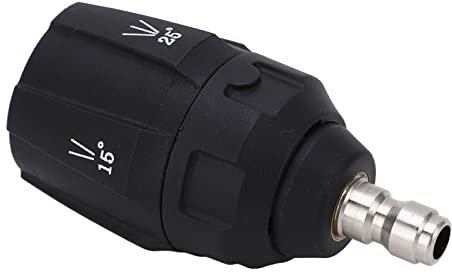 5-in-1 Adjustable Pressure Washer Nozzle 360 Degree Rotating Spray Head 1/4in Quick Connector for Lawn & Garden Watering Equipment