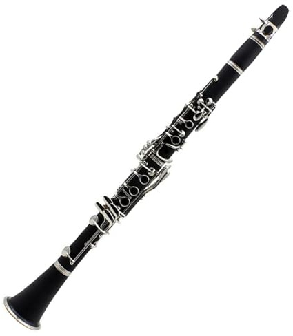 Klarinette Instrument Schwarze Klarinette, 17 Tasten, B-B-Flachton-Klarinette, Holzblasinstrument, Bakelit-Klarinette Mit Aufbewahrungsbox