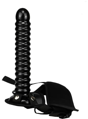 Axcroo Strap On Umschnalldidos mit Verstellbarer Harness Set Lesben Umschnall Dildo Abnehmbar Dildos G-Punkt Masturbator groß Anal Plug Analdildo Penis SM Sexspielzeug für Frauen Paare (Rosa-M)