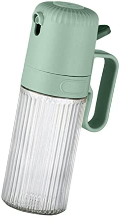Duiaynke Pulverizador de aceite de oliva de 180 ml, pulverizador de aceite de oliva de grado alimenticio para freidora de aire, asar, freír barbacoa (verde)