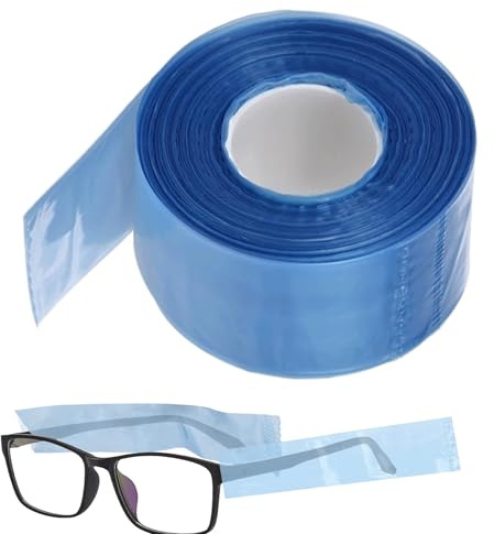 200 Stück Einweg Brillenbügelschutz, Blau Brillenschutz für Bügel | Brillenschoner Friseur, Professional, Brillenbügel Überzug, Brillenbügelschoner
