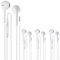 Auriculares con Cable 3.5mm Auriculares con Cable Control de Volumen 4 Pack Compatibles con Teléfonos Móviles Tabletas MP3 y Dispositivos de Audio con Conector de 3,5 mm Calidad de Sonido Superior