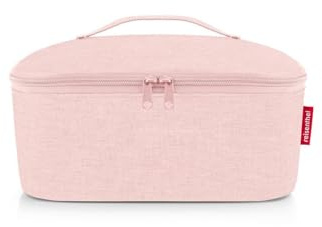 reisenthel coolerbag M Pocket Twist Blush – kylväska med ovansida av återvunna PET-flaskor – perfekt för lunch på språng