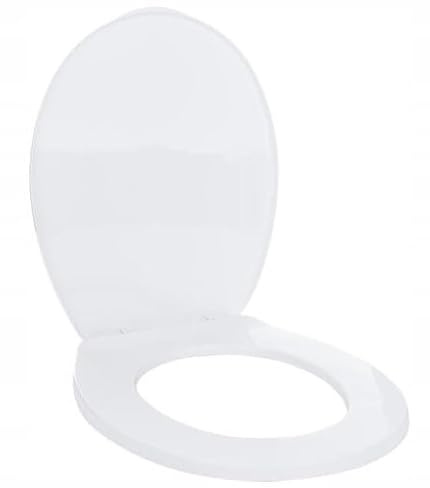 DomoDomo Abattant WC (abattant WC, lunette de toilette) - Blanc universel, modèle Formic