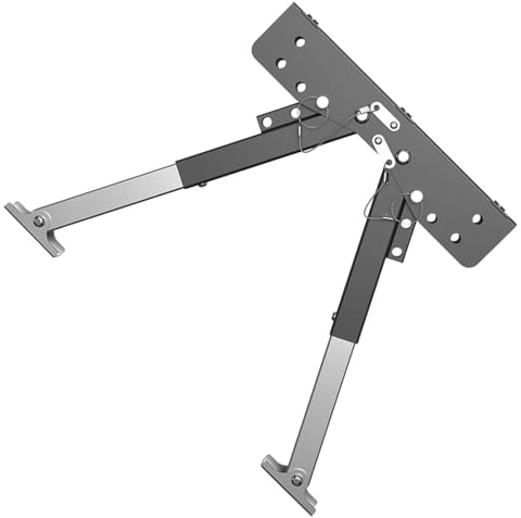 VUIUYOIES Vielseitiges Wohnmobil und Yacht Stabilisierungsset, robuste Stahl Klappstufe mit Stützen, höhenverstellbare Aluminium Trittstufe für Wohnmobile und Anhänger