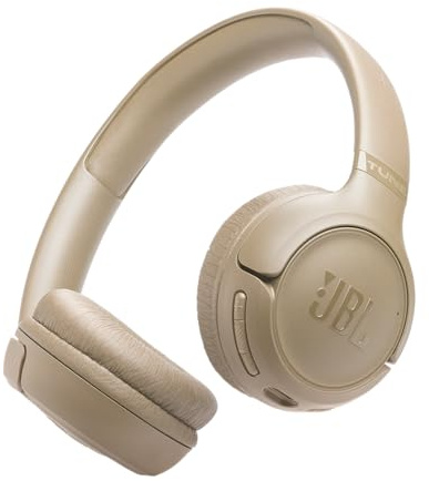 JBL Tune 530BT Wireless On-Ear Headphones with Bluetooth, Beige