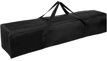 Yoodriy Sac de Transport Trépied 110x20x20 cm, Housse Oxford Imperméable pour Support Lumineux, Mât de Tente, Armature d’Auvent, Accessoires de Camping et Caravane, Sac à Main de Transport pour Micro