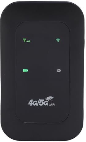 Router Portatile Ad Alta velocità da 300 Mbps Hotspot WiFi 4G LTE per Viaggi Supporta 10 Dispositivi per Ufficio Domestico Alimentato a Batteria