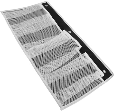 BESPORTBLE Tasca Portascarpe per Camper Non Tessuto 4 Scomparti a Rete Traspirante Organizer Sospeso Salvaspazio per Letto e Ingresso Accessori per Stoccaggio Camper e Roulotte