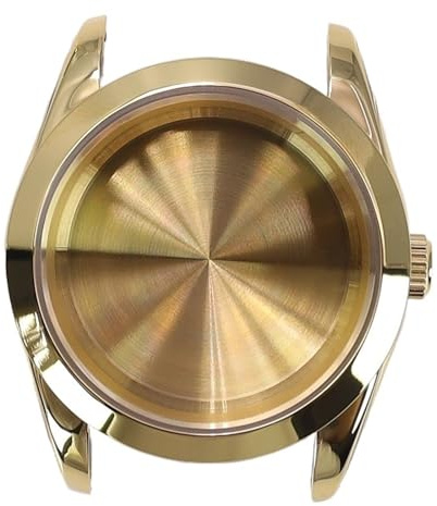 1 st 36 mm klockfodral och armband Safirglas for Miyota 8215 Movement Watches Tillbehör(NO.52 Solid Back B)