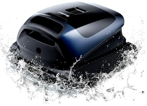 Beatbot Sora 30 robot piscina pareti e fondo, Linea d'acqua,Piattaforme,robot piscina senza fili,Parcheggio in superficie dell'acqua, Controllo App,5 ore,25700 LPH, Capacità 5L,Blu marino