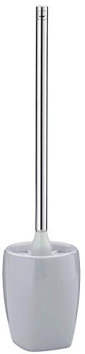 Kela 20408, WC-Garnitur Lindano, Keramik, H 45 cm / ∅ 12 cm, Gletschergrau