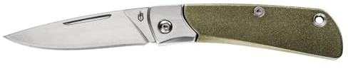 Gerber Couteau de poche pliable, Wingtip, Vert, Longueur de Lame : 6,35 cm, 30-001662